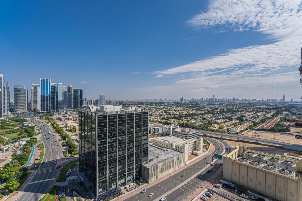 Higuests - Modern Studio With Incredible City Skyline View Dubaj Kültér fotó