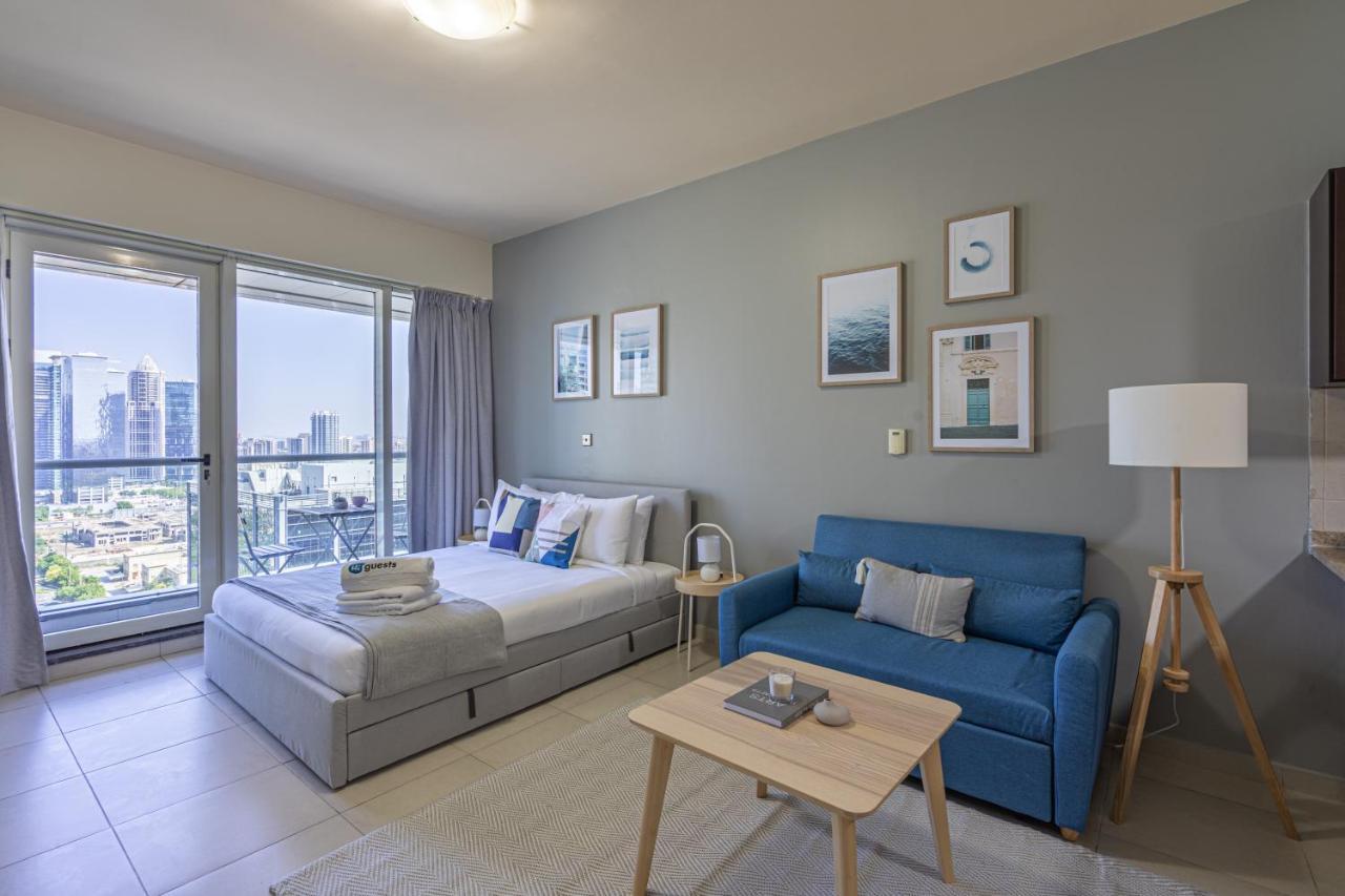 Higuests - Modern Studio With Incredible City Skyline View Dubaj Kültér fotó