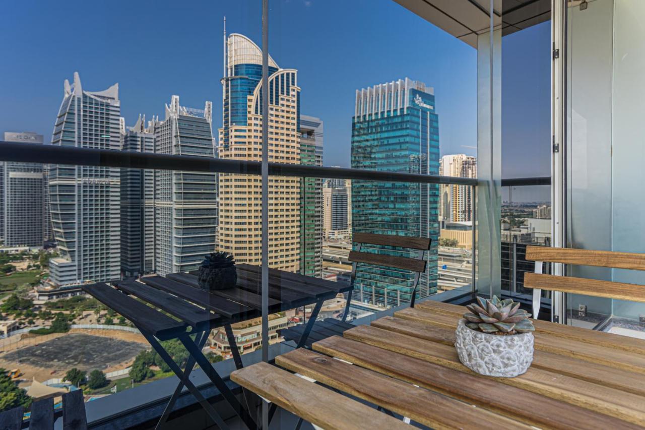 Higuests - Modern Studio With Incredible City Skyline View Dubaj Kültér fotó