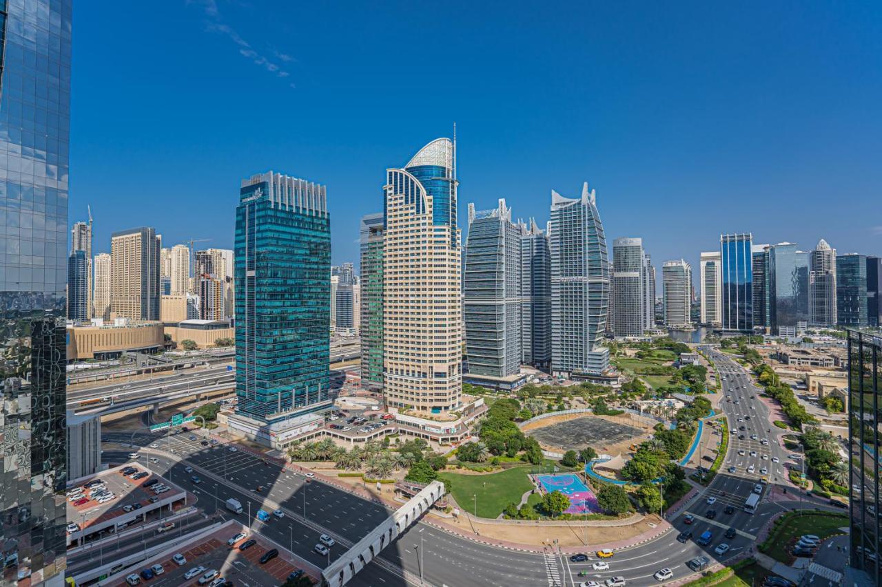 Higuests - Modern Studio With Incredible City Skyline View Dubaj Kültér fotó